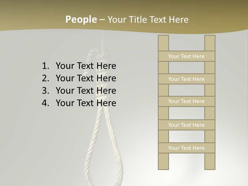 Concept Lynching Knot PowerPoint Template