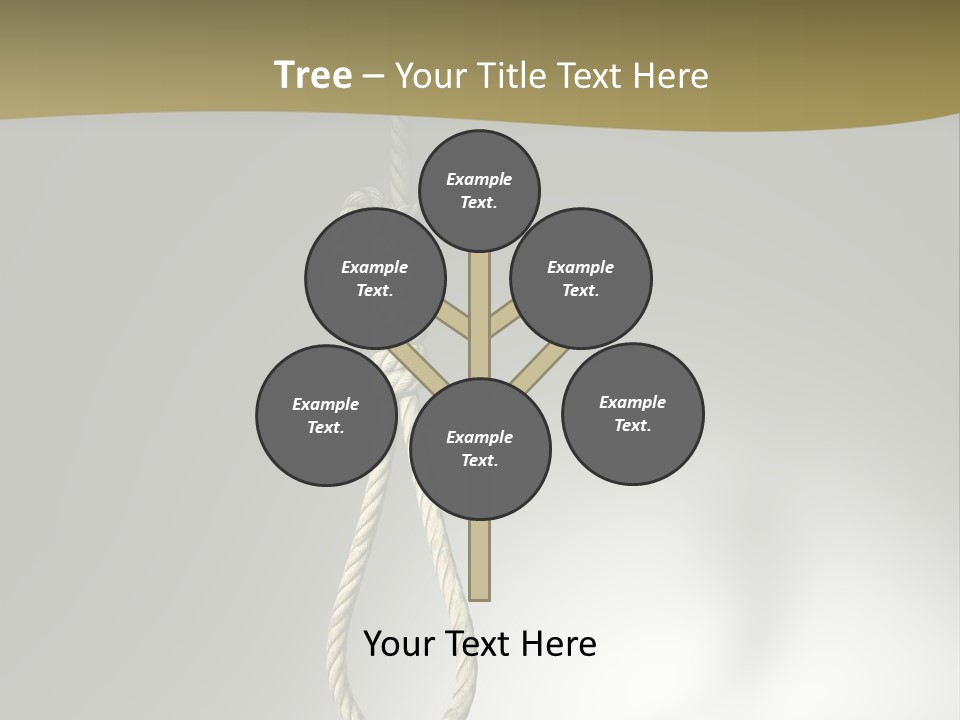 Concept Lynching Knot PowerPoint Template
