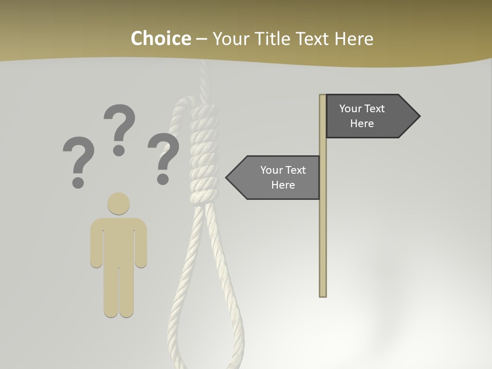 Concept Lynching Knot PowerPoint Template
