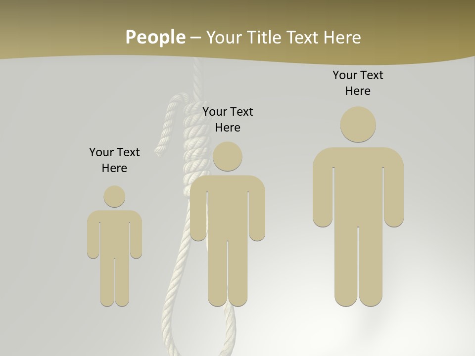 Concept Lynching Knot PowerPoint Template