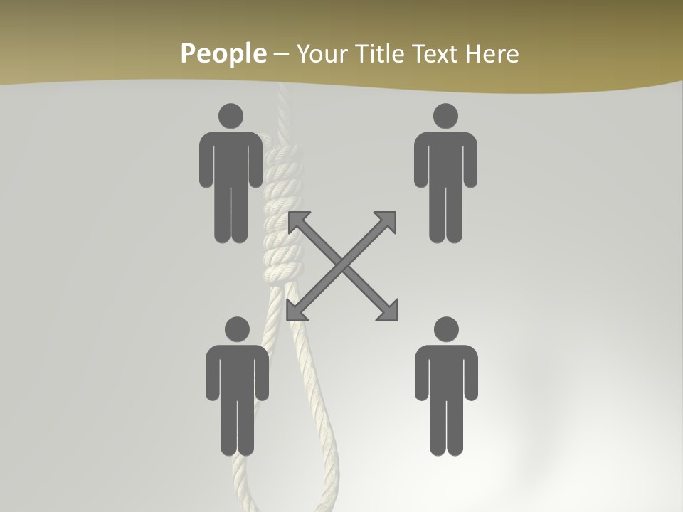 Concept Lynching Knot PowerPoint Template