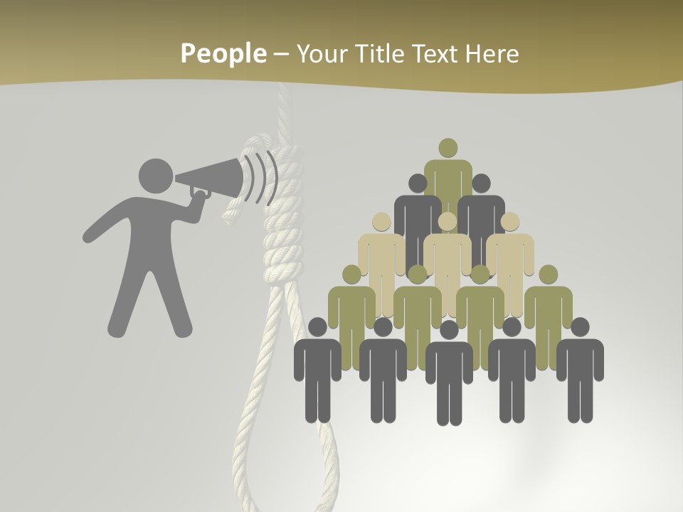 Concept Lynching Knot PowerPoint Template