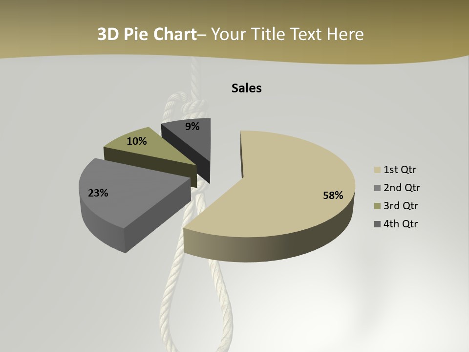 Concept Lynching Knot PowerPoint Template
