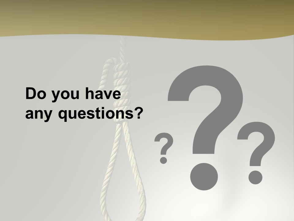 Concept Lynching Knot PowerPoint Template