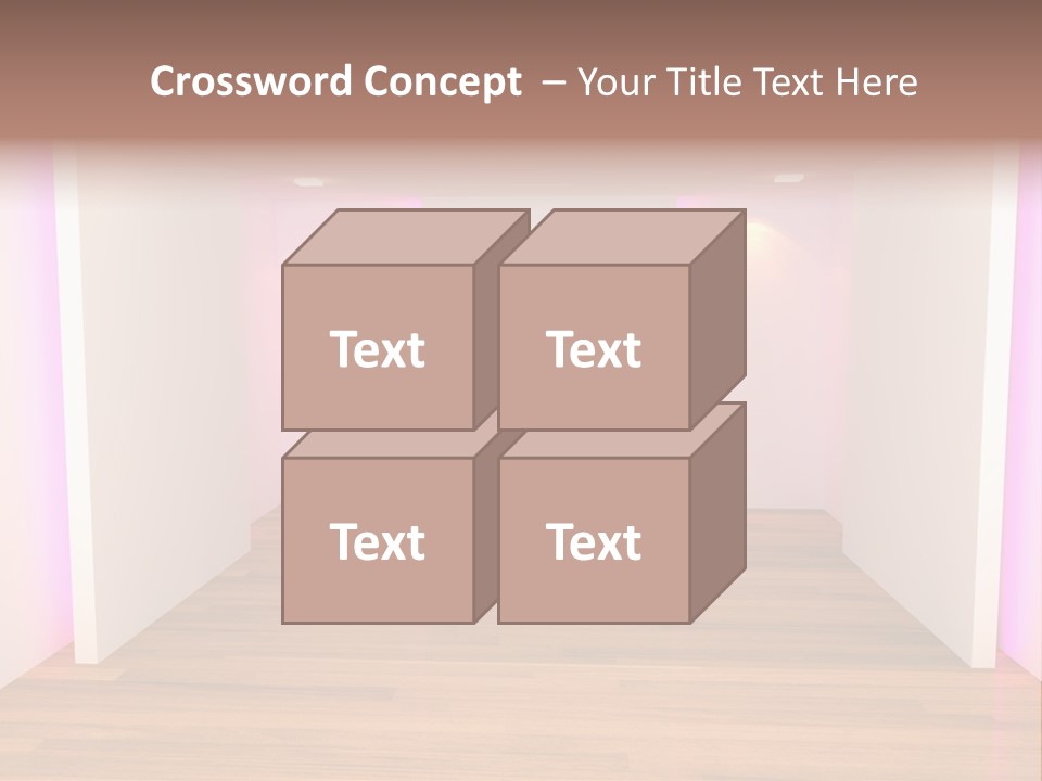 Simple Ceiling Decor PowerPoint Template