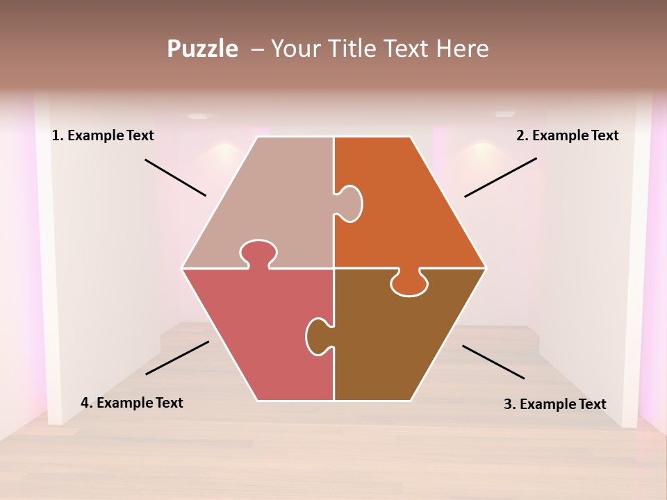 Simple Ceiling Decor PowerPoint Template