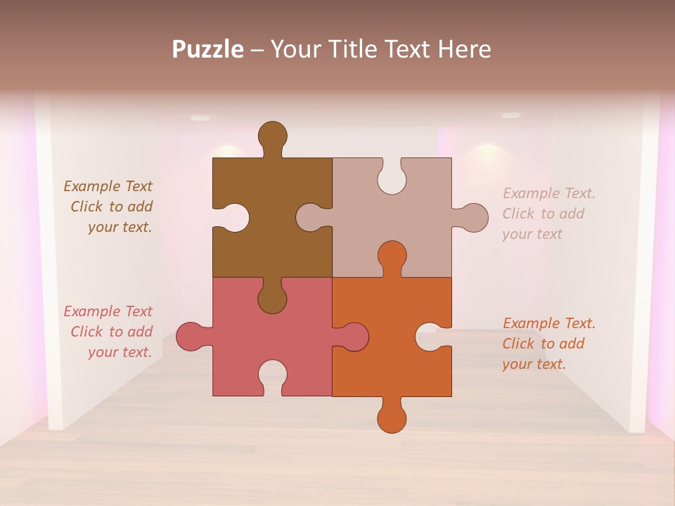 Simple Ceiling Decor PowerPoint Template