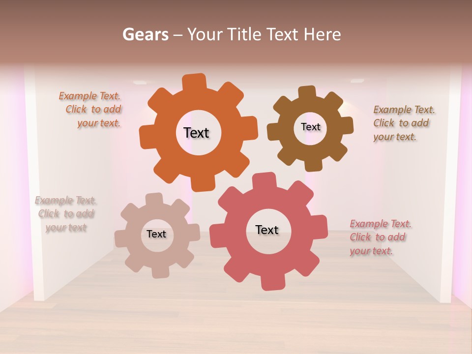 Simple Ceiling Decor PowerPoint Template