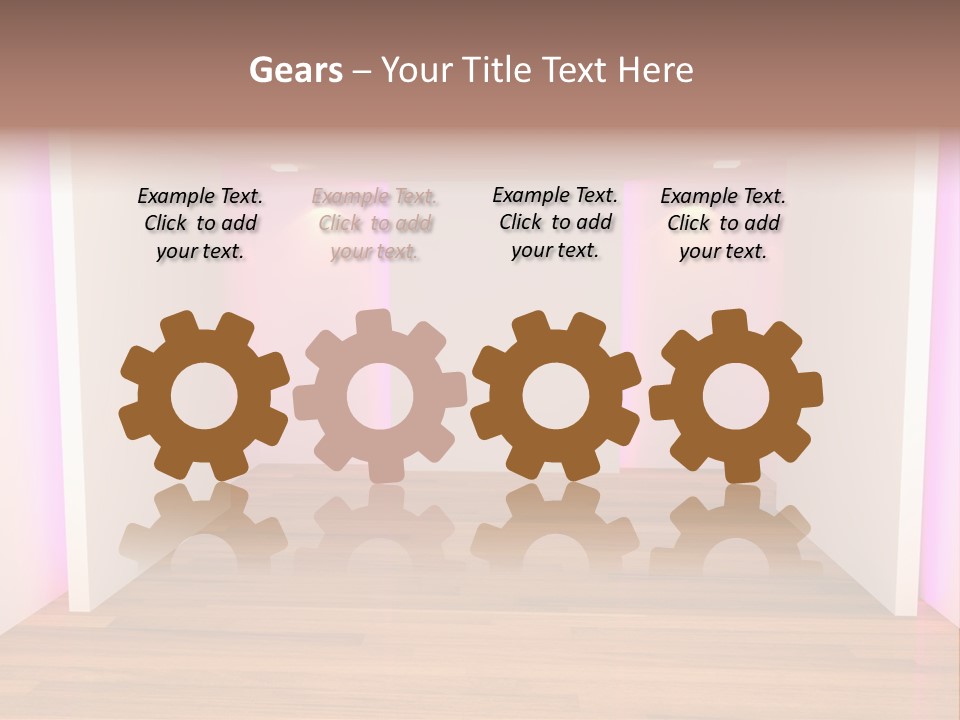 Simple Ceiling Decor PowerPoint Template