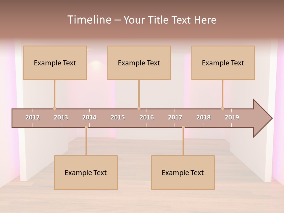Simple Ceiling Decor PowerPoint Template
