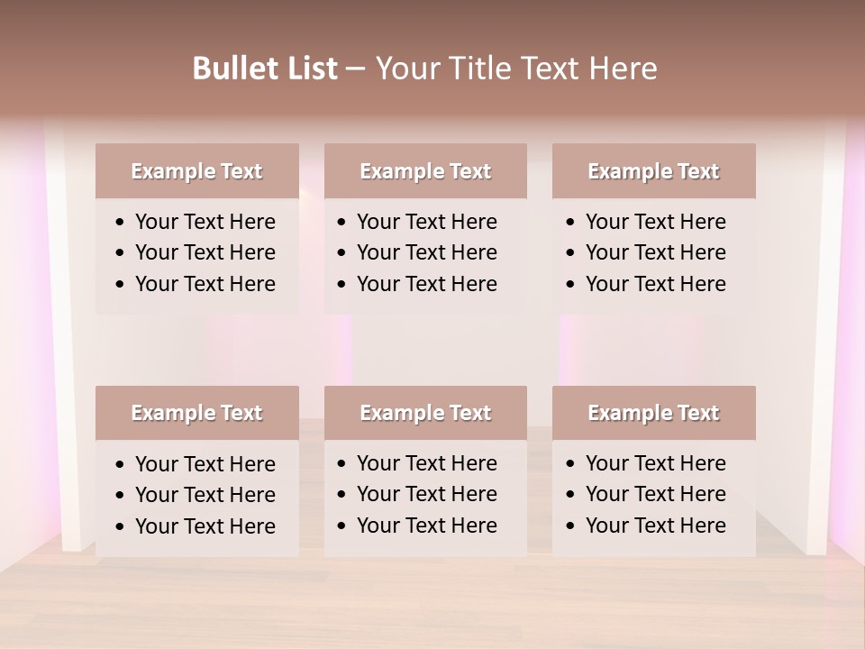 Simple Ceiling Decor PowerPoint Template