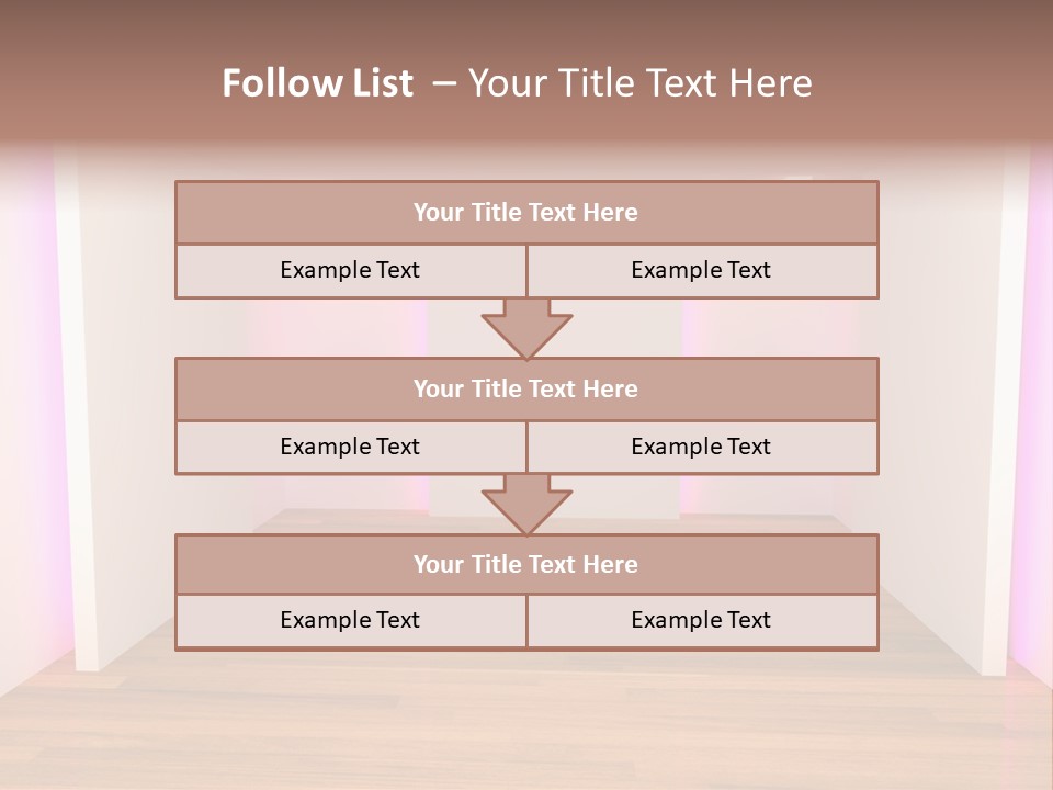 Simple Ceiling Decor PowerPoint Template