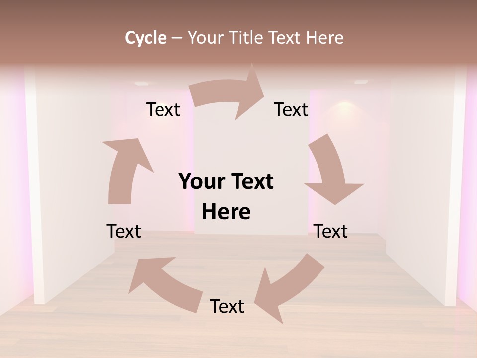 Simple Ceiling Decor PowerPoint Template
