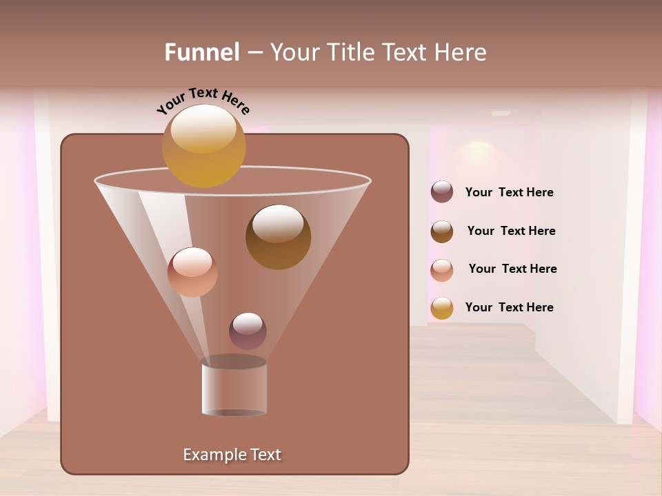 Simple Ceiling Decor PowerPoint Template