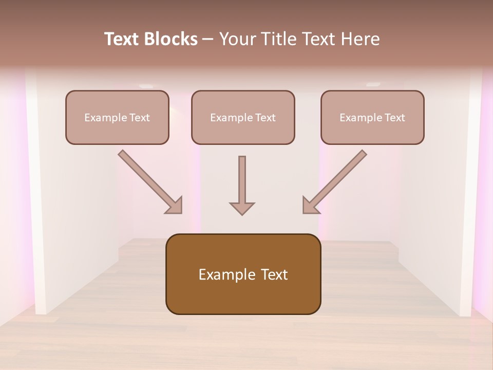 Simple Ceiling Decor PowerPoint Template