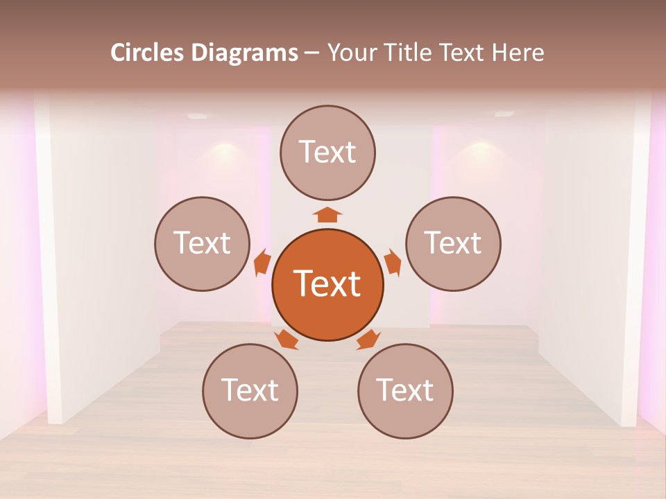 Simple Ceiling Decor PowerPoint Template