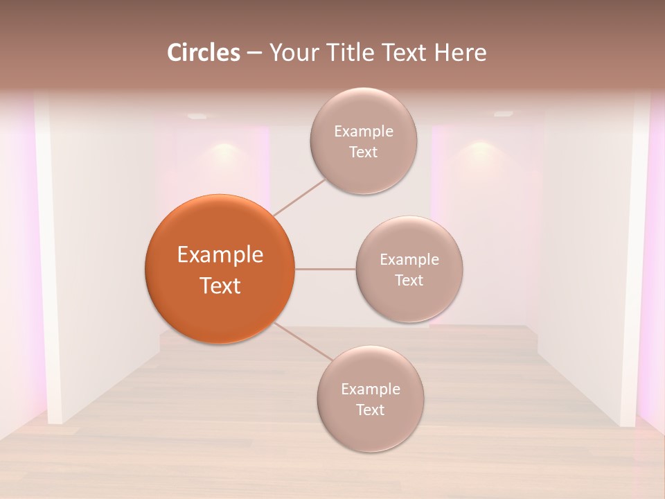 Simple Ceiling Decor PowerPoint Template