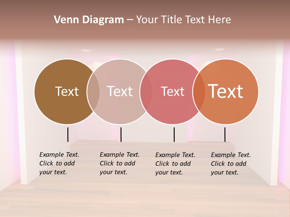 Simple Ceiling Decor PowerPoint Template