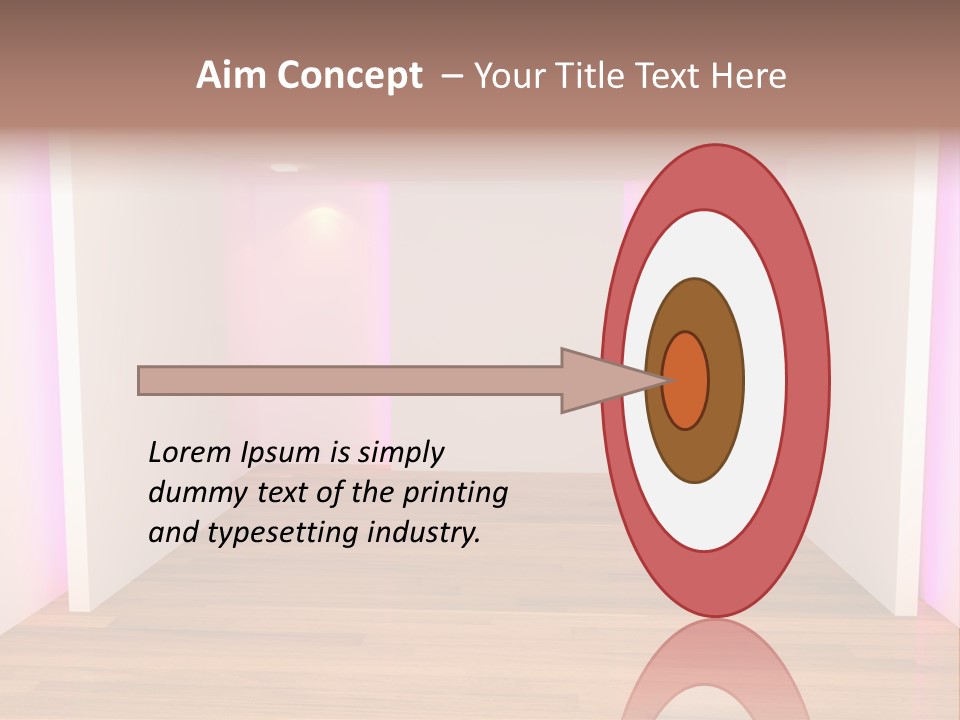 Simple Ceiling Decor PowerPoint Template