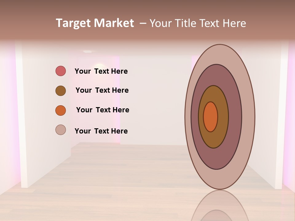 Simple Ceiling Decor PowerPoint Template