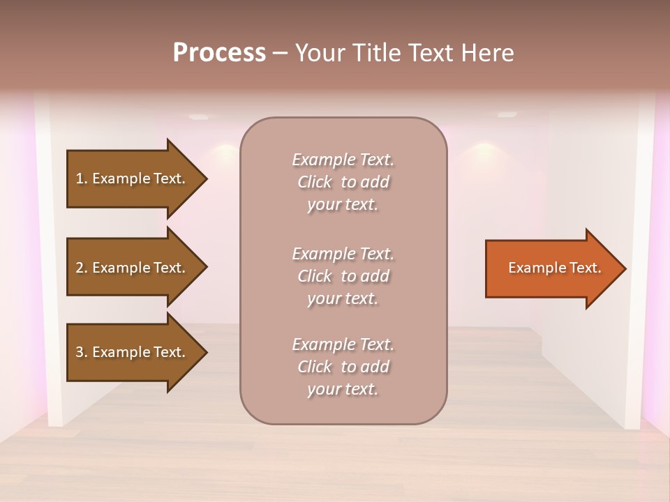 Simple Ceiling Decor PowerPoint Template