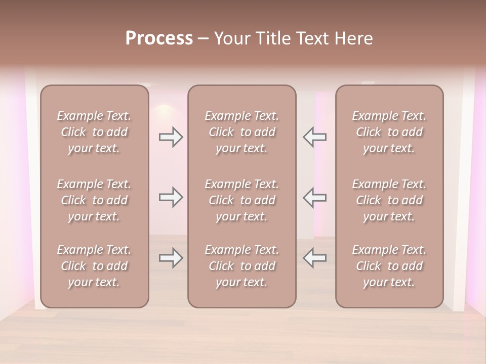 Simple Ceiling Decor PowerPoint Template