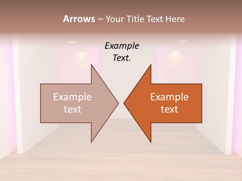 Simple Ceiling Decor PowerPoint Template