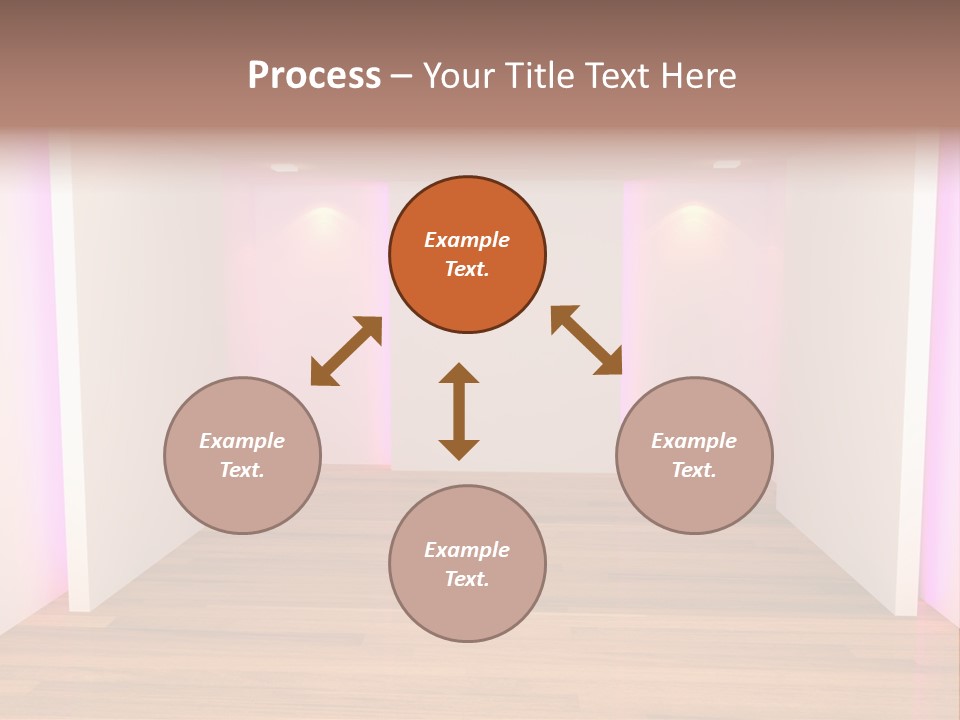 Simple Ceiling Decor PowerPoint Template