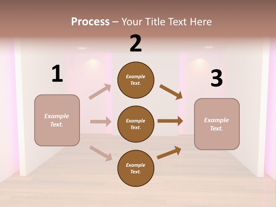 Simple Ceiling Decor PowerPoint Template