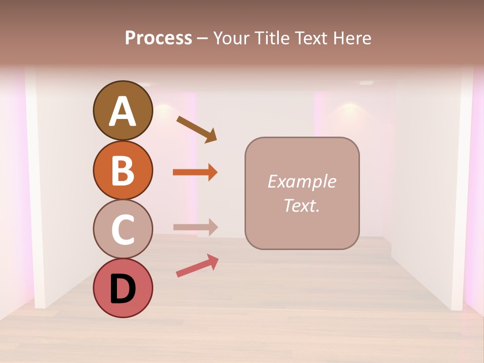 Simple Ceiling Decor PowerPoint Template