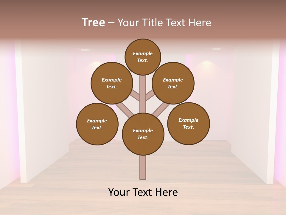 Simple Ceiling Decor PowerPoint Template