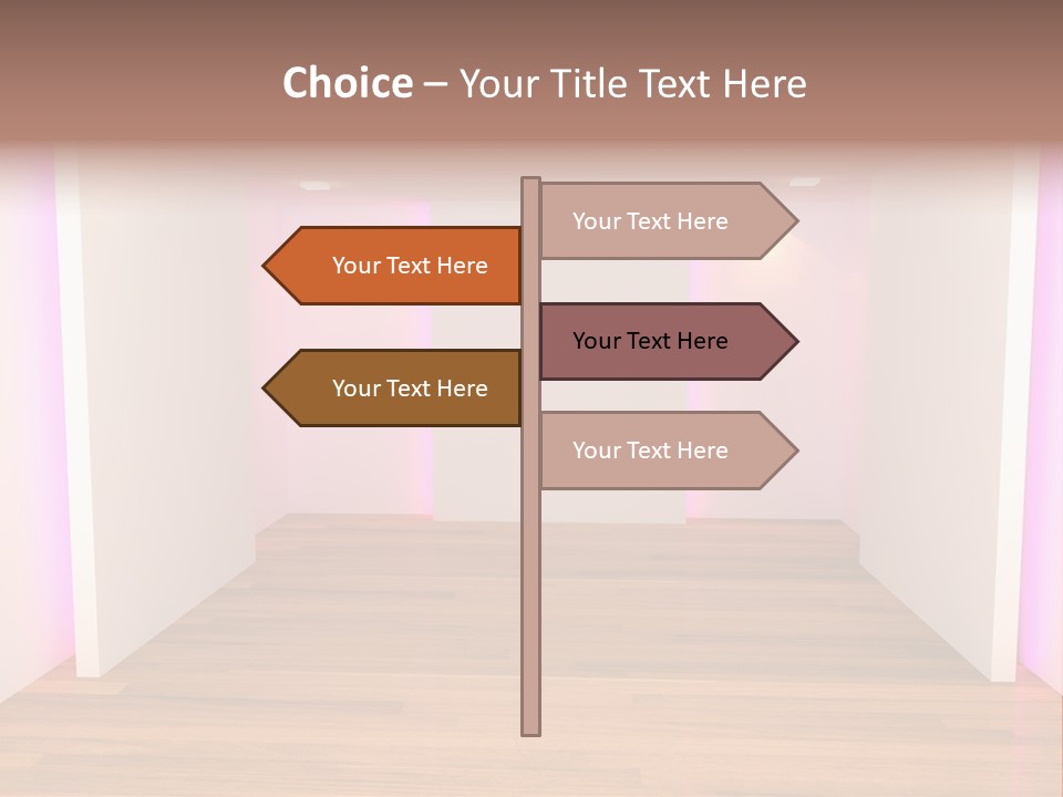 Simple Ceiling Decor PowerPoint Template
