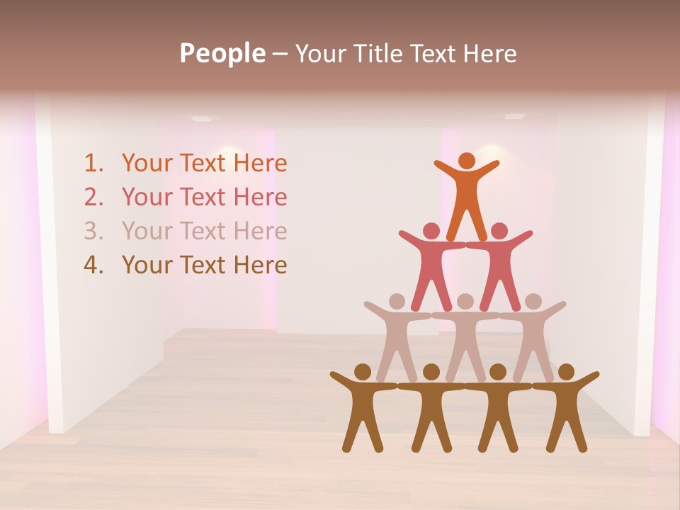 Simple Ceiling Decor PowerPoint Template