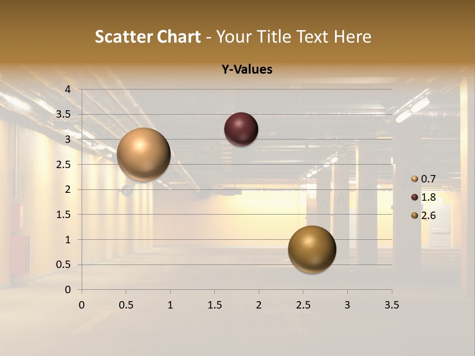 Diminishing Basement Letter PowerPoint Template