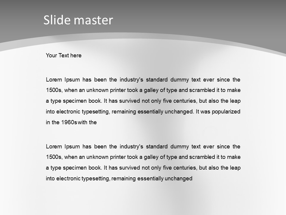 Fade Fog Hide PowerPoint Template