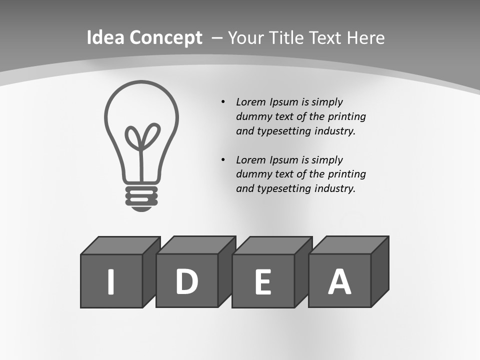 Fade Fog Hide PowerPoint Template