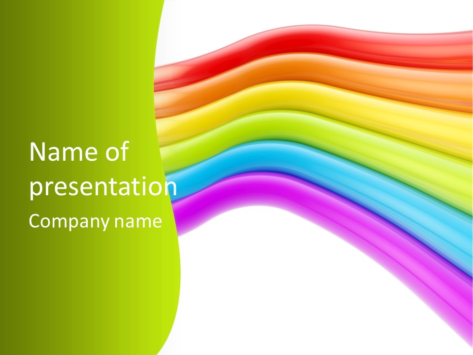 Empty Creative Bright PowerPoint Template