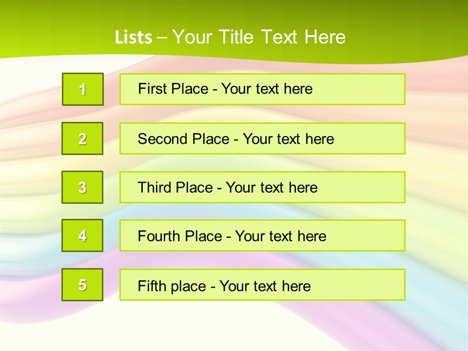Empty Creative Bright PowerPoint Template