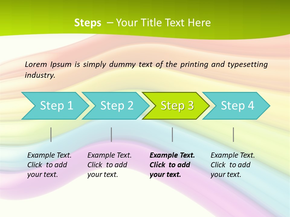 Empty Creative Bright PowerPoint Template