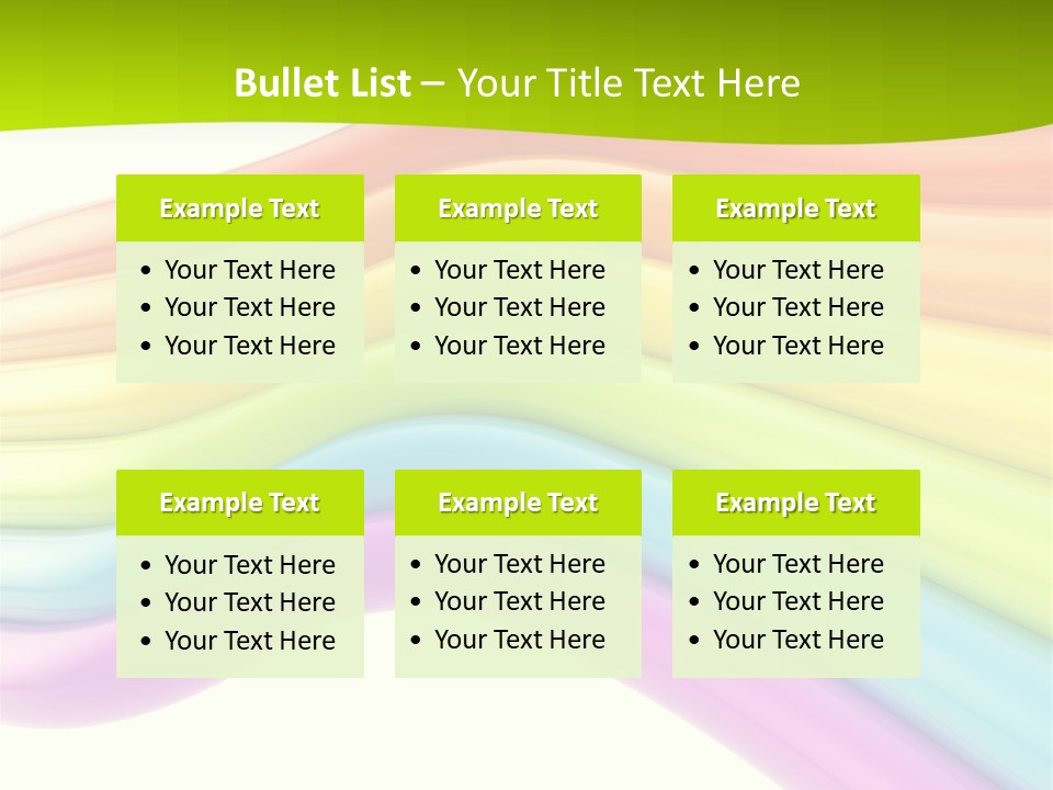 Empty Creative Bright PowerPoint Template