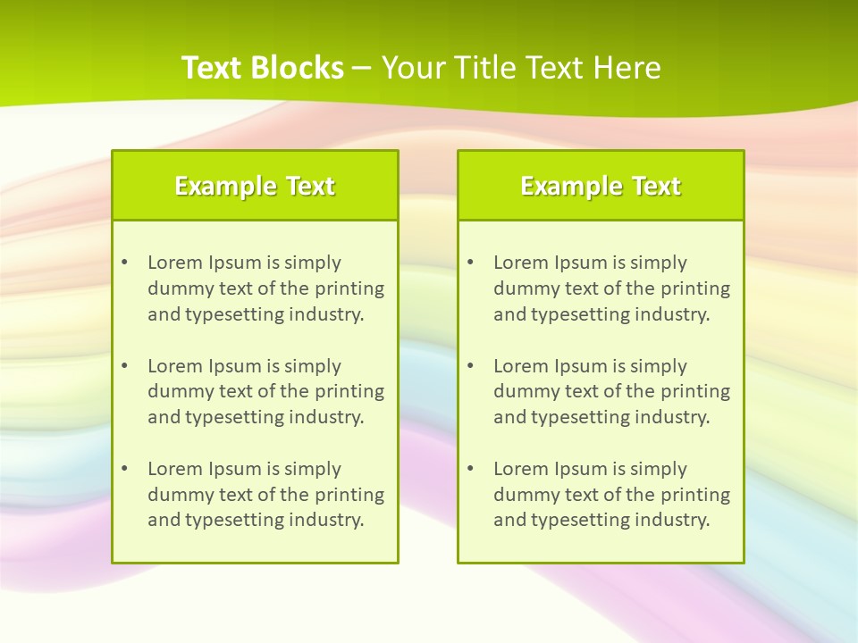 Empty Creative Bright PowerPoint Template