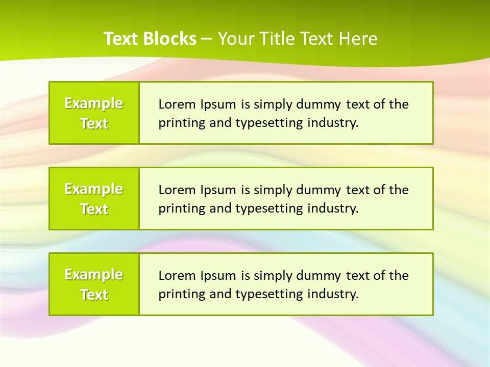 Empty Creative Bright PowerPoint Template