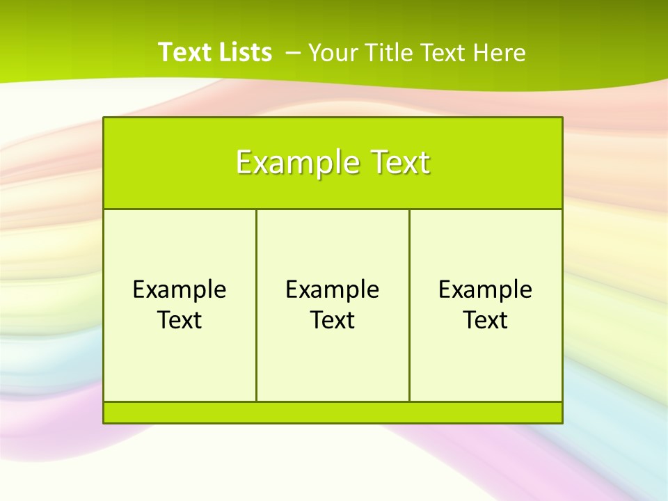 Empty Creative Bright PowerPoint Template