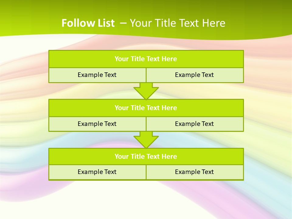 Empty Creative Bright PowerPoint Template