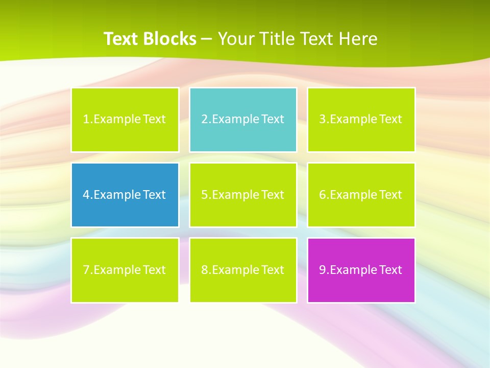 Empty Creative Bright PowerPoint Template