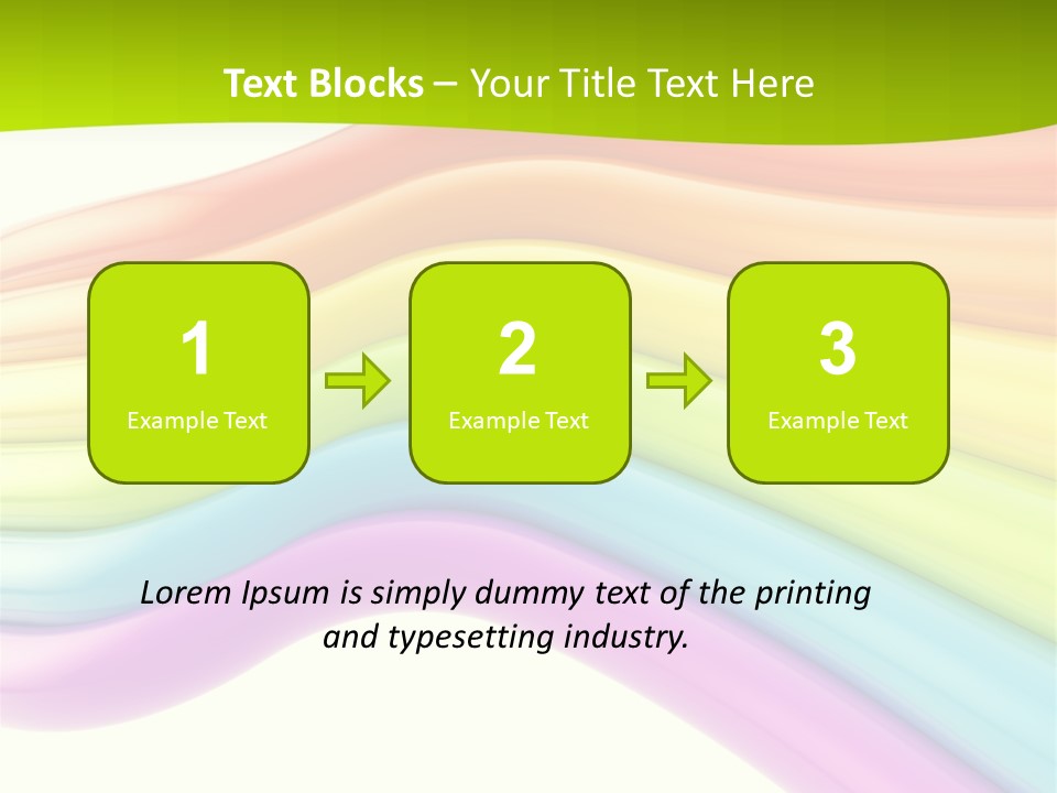 Empty Creative Bright PowerPoint Template