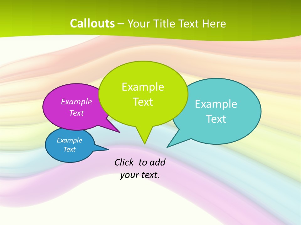Empty Creative Bright PowerPoint Template