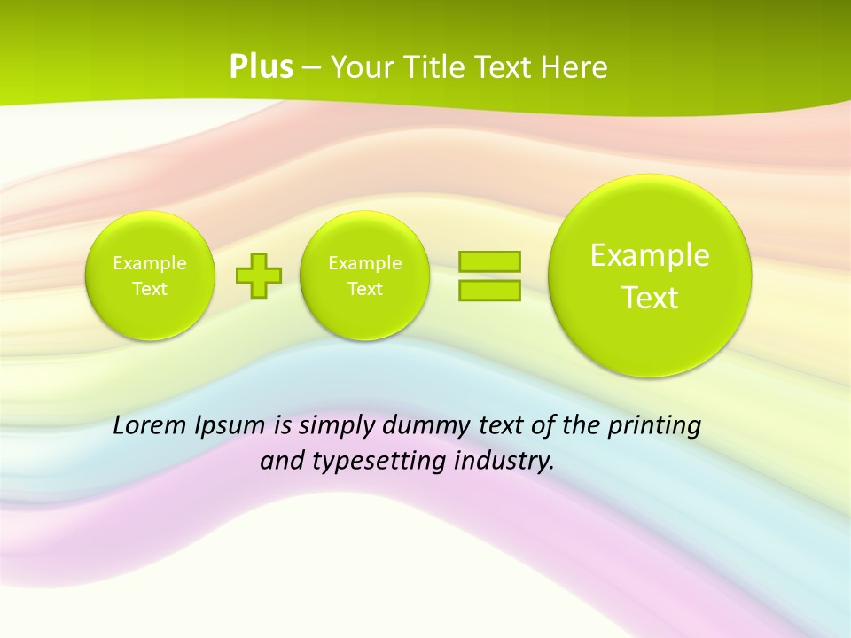 Empty Creative Bright PowerPoint Template
