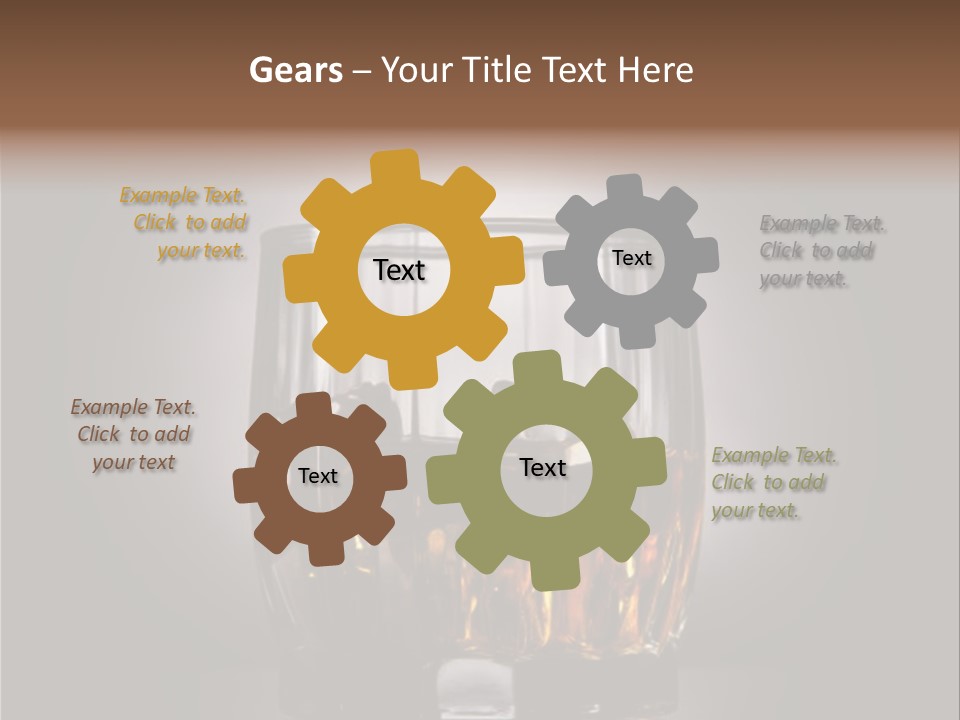 Gold Blended Relax PowerPoint Template