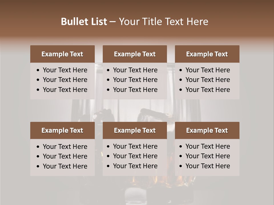 Gold Blended Relax PowerPoint Template